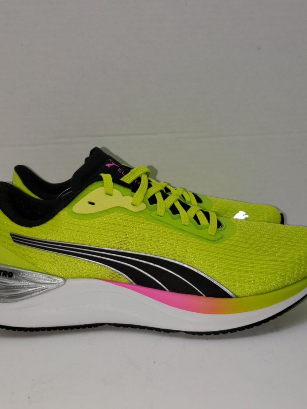 Puma Electrify Nitro 3 Women's Bright Yellow Running Shoes, Size 5.5
